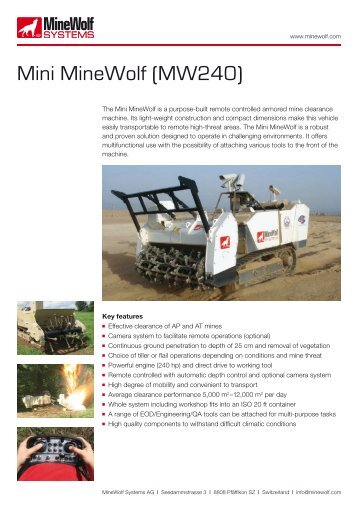 Mini MineWolf (MW240)