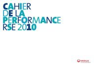 Le cahier de la performance RSE 2010 - Veolia Finance - Veolia ...