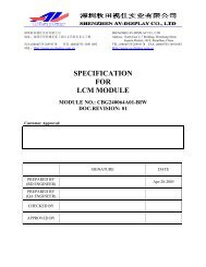 2. mechanical specifications