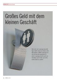 Großes Geld mit dem kleinen Geschäft