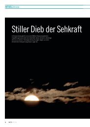 Stiller Dieb der Sehkraft