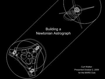 Building a Newtonian Astrograph