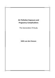 Air pollution exposure and pregnancy complications - Generation R