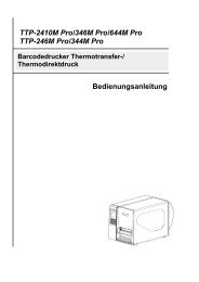 TTP-2410M Pro/346M Pro/644M Pro/TTP-246M Pro/344M Pro