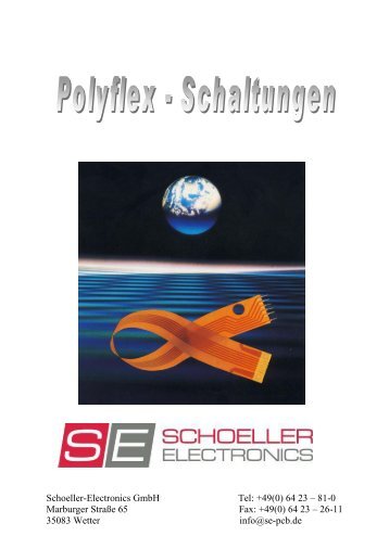 Schoeller-Electronics GmbH Tel: +49(0) 64 23 – 81-0 Marburger ...
