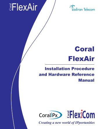 Coral IPx FlexAir Wireless Quick Ref - Voice Communications Inc ...