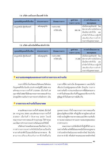 à¸£à¸²à¸¢à¸à¸²à¸à¸à¸£à¸°à¸à¸³à¸à¸µ 2555 - irplus.in.th