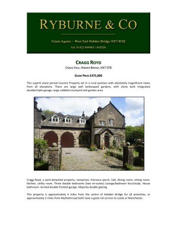 CRAGG ROYD - Ryburne & Co