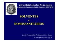 domissanitarios - Instituto de Estudos em Saúde Coletiva - IESC/UFRJ