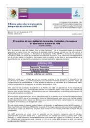 Informe sobre el pronÃ³stico de la temporada de ciclones 2010 ...