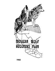 Mexican Wolf Recovery Plan - Conservation Library - U.S. Fish and ...