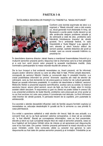 Intalnirea promotiei 1946 de la Liceul piarist - BJT2006.org