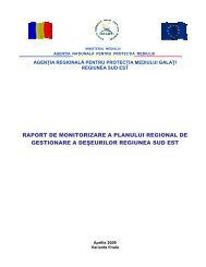 raport de monitorizare a planului regional de gestionare a deseurilor ...