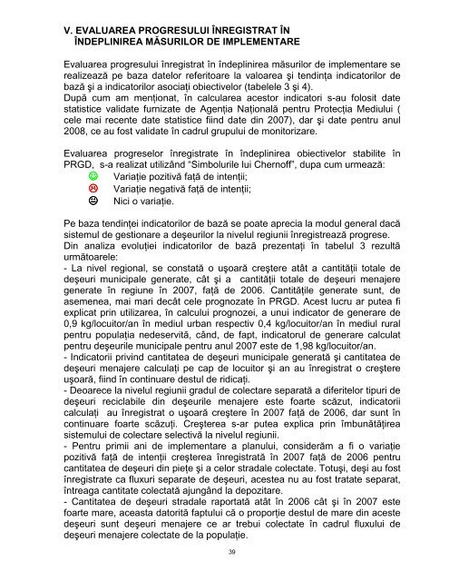 raport de monitorizare a planului regional de gestionare a deseurilor ...