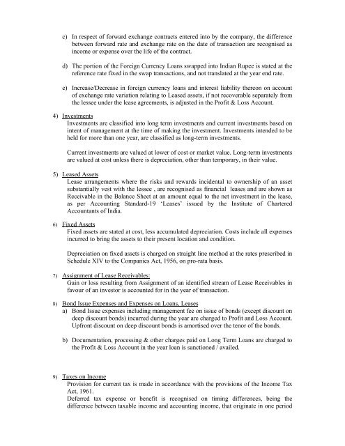 Statement of Assets and Liabilities for last Five Years and Latest ...