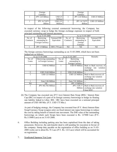 Statement of Assets and Liabilities for last Five Years and Latest ...