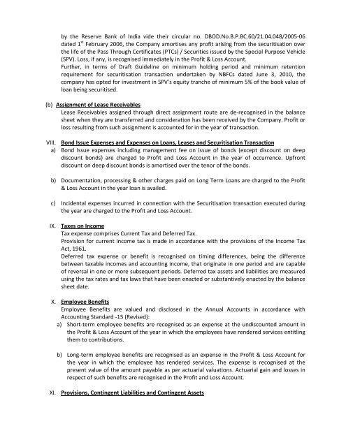 Statement of Assets and Liabilities for last Five Years and Latest ...