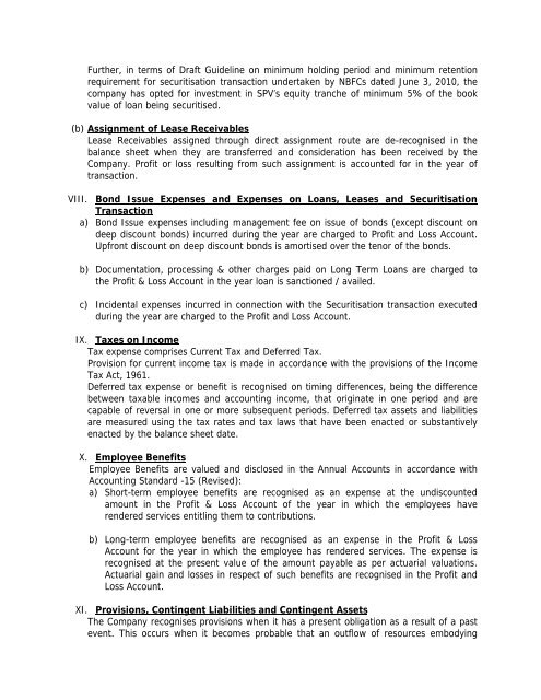 Statement of Assets and Liabilities for last Five Years and Latest ...