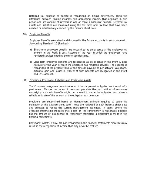 Statement of Assets and Liabilities for last Five Years and Latest ...