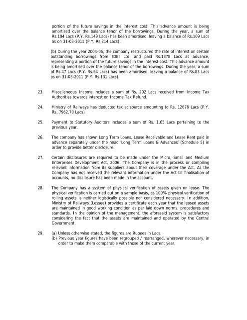 Statement of Assets and Liabilities for last Five Years and Latest ...