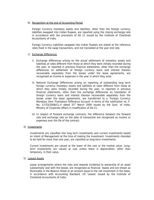 Statement of Assets and Liabilities for last Five Years and Latest ...