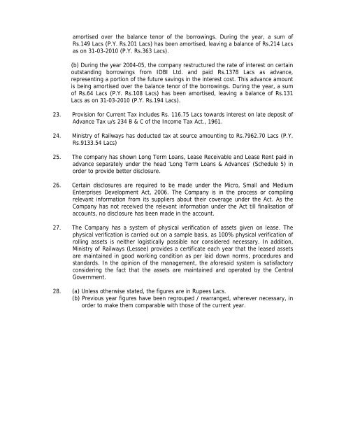 Statement of Assets and Liabilities for last Five Years and Latest ...