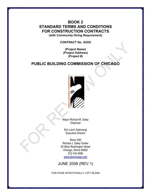 book 2 standard terms and conditions for construction contracts