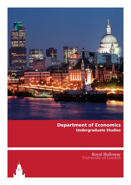 Department of Economics - Royal Holloway, University of London