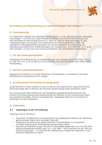 Leistungsbeschreibung .pdf 158 kb - Verein fÃ¼r Jugendhilfe ...