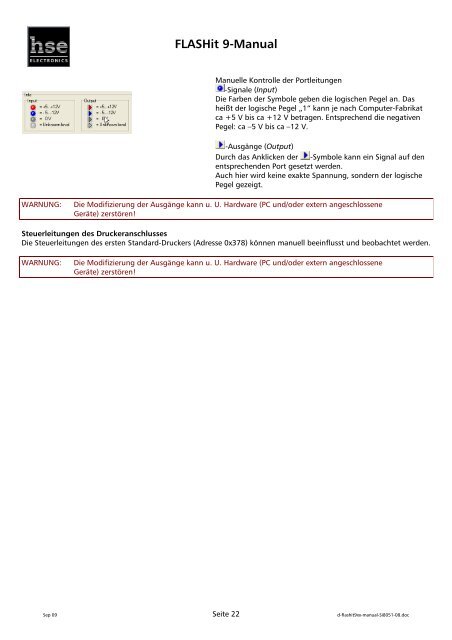 FLASHit 9-Manual - hse-electronics GmbH