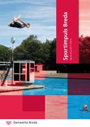 Sportimpuls Breda Sportnota 2011-2014 - Gemeente Breda