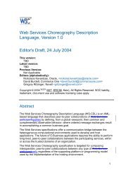 Web Services Choreography Description Language, Version ... - List