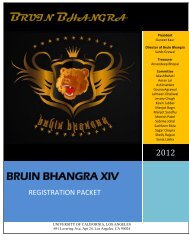 Bruin Bhangra XIV