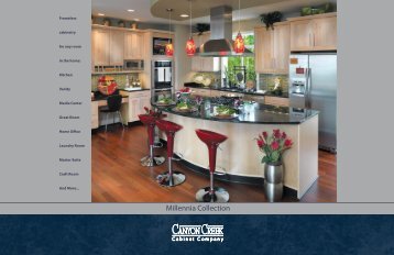 Millennia Kitchen Brochure - Canyon Creek Cabinet Company