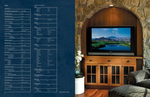 Millennia Kitchen Brochure - Canyon Creek Cabinet Company