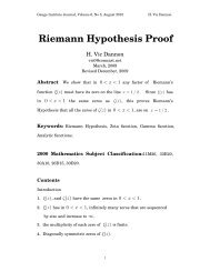 Riemann Hypothesis Proof - Gauge-institute.org