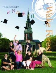 Wake Forest Magazine June 2006 - Past Issues - Wake Forest ...