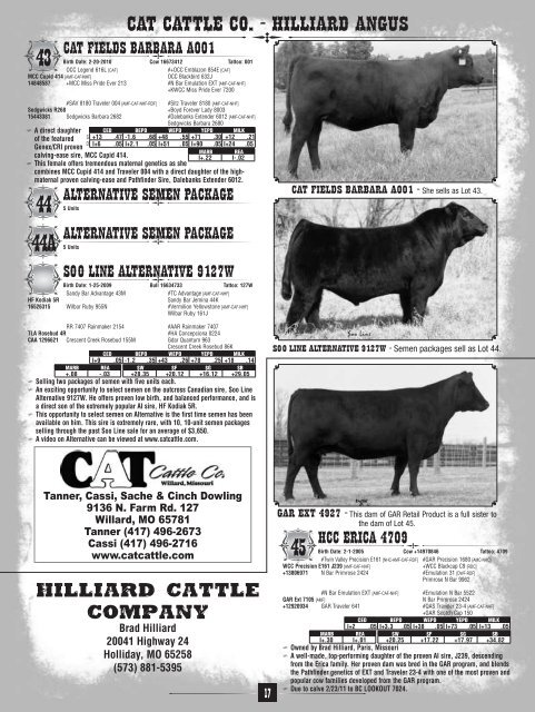 WALLACE CATTLE COMPANY - Angus Journal