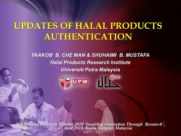 Food - Halal Industry Development Corporation