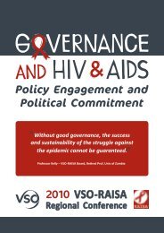 Policy Engagement and Political Commitment - VSO