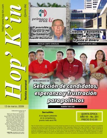 SelecciÃ³n de candidatos, esperanza y frustraciÃ³n para polÃ­ticos