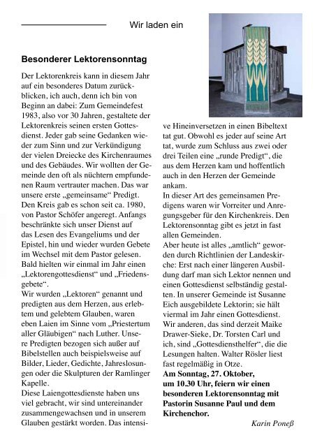 Gemeindebrief Nr. 5/2013 - Martin-Luther-Kirchengemeinde ...