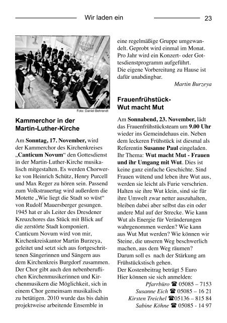 Gemeindebrief Nr. 5/2013 - Martin-Luther-Kirchengemeinde ...