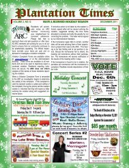 december 2011 - plantation times - the plantation at leesburg