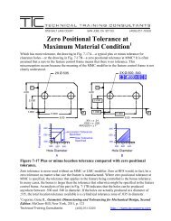 Zero Positional Tolerance at Maximum Material Condition