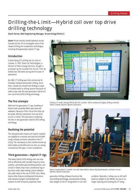 Download Issue 131 - January/February 2010 - SPE WA