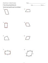 6-Classifying Quadrilaterals