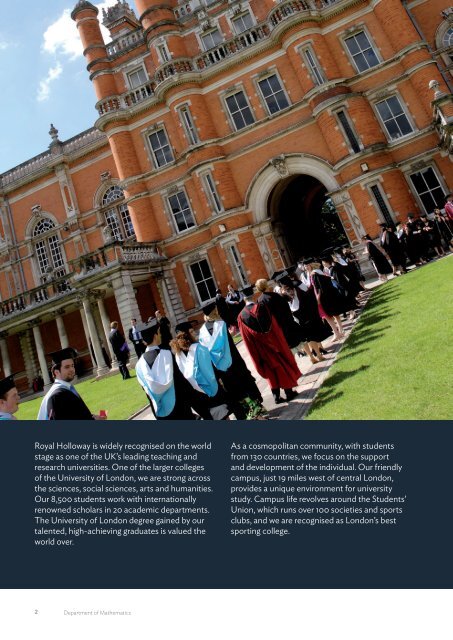 Undergraduate brochure - Royal Holloway, University of London