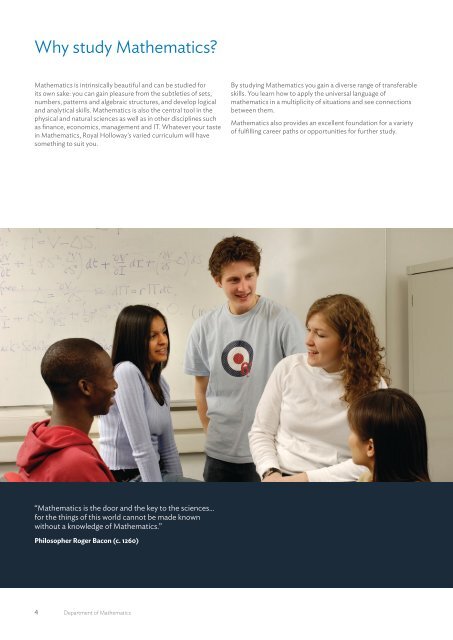 Undergraduate brochure - Royal Holloway, University of London