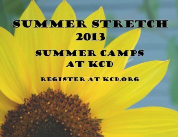 Printable Summer Stretch catalog - Kentucky Country Day